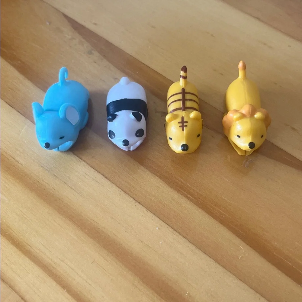 Cute Animal Cable Protectors - Multicolor Silicone Set